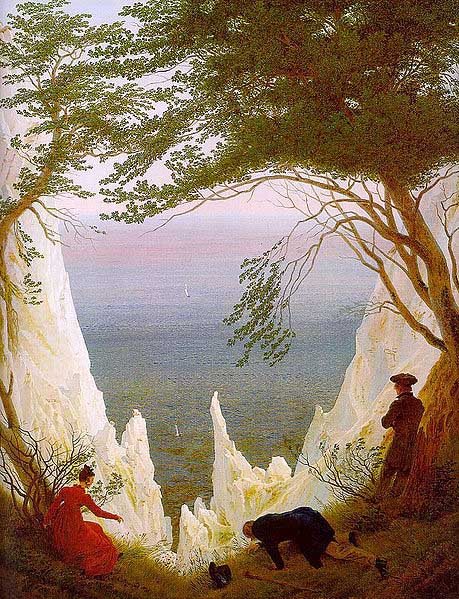 Caspar David Friedrich Chalk Cliffs on Rugen